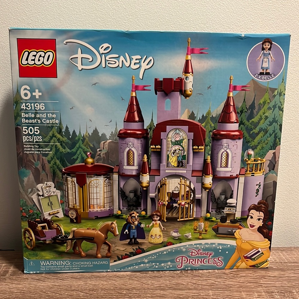 LEGO Disney Princess Belle and the Beast's Castle (43196) 505 pcs Brand …